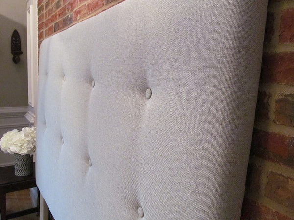 tufted leather headboard image 2