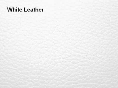 white leather fabric 